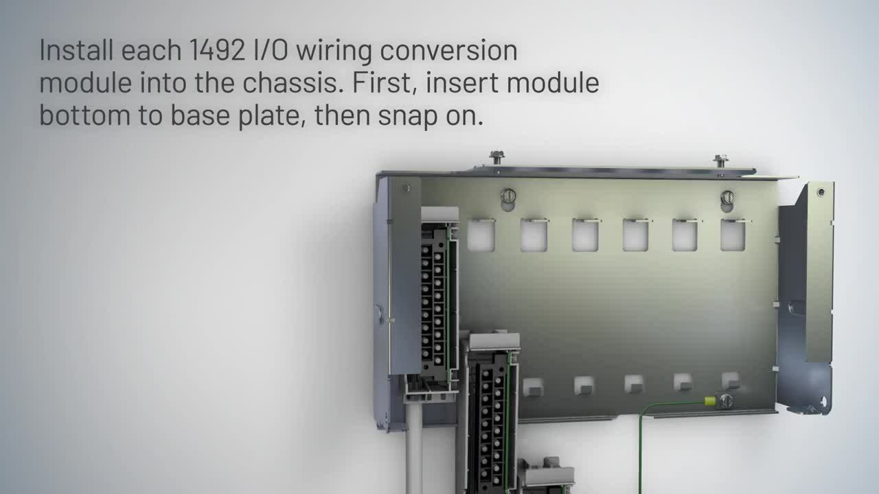 Modernize SLC 500 to CompactLogix 5380 control system with 1492 I/O wiring system